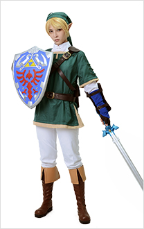 Zelda Twilight Princess Link Cosplay Costume